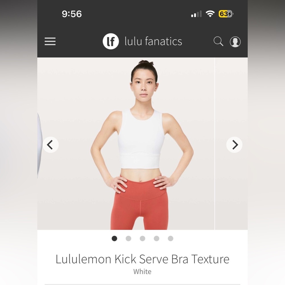 lululemon sports bra